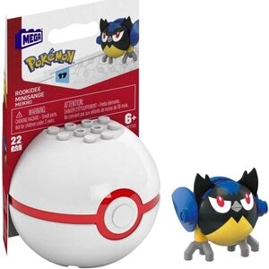 Mega Pokémon Rookidee Toy with Poké Ball